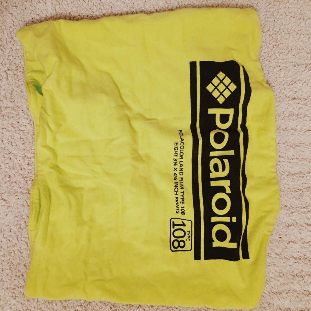 polaroid tube top